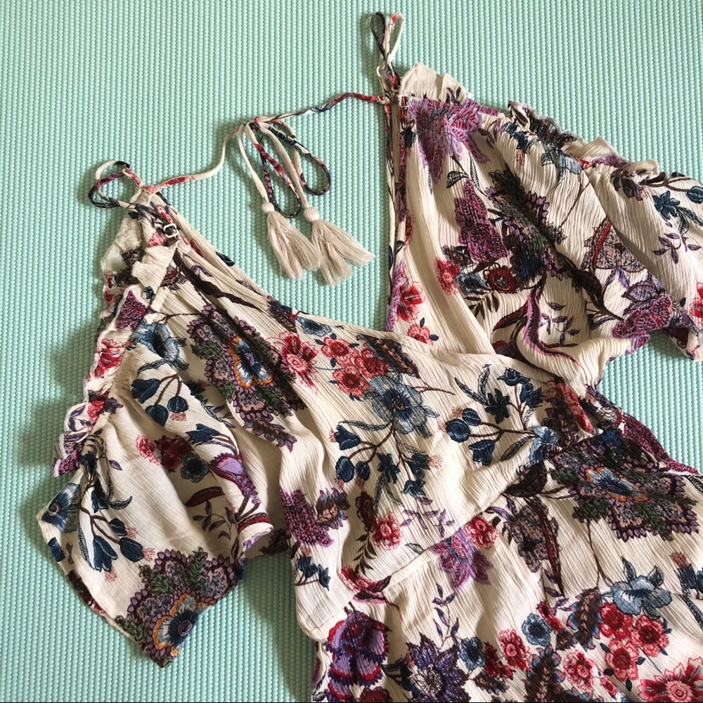 Floral Boho Midi Jumpsuit - Patrons of Peace
